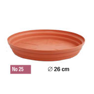 ΠΙΑΤΟ ΓΛΑΣΤΡΑΣ Νο 25  (ΔΙΑΜΕΤΡΟΣ: 26 cm)